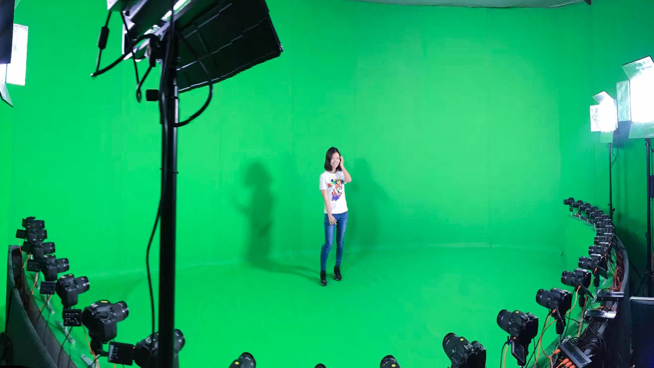 御梦子玄幻题材短剧特效制作现场